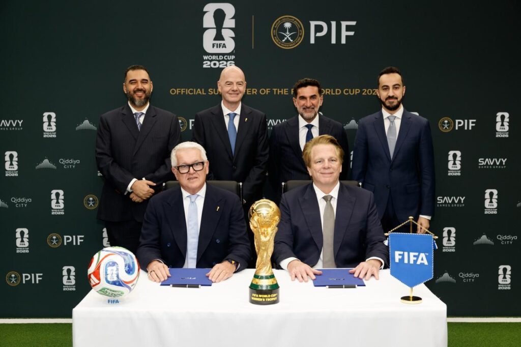 صندوق الاستثمارات العامة داعما رسميا لبطولة كأس العالم FIFA 202